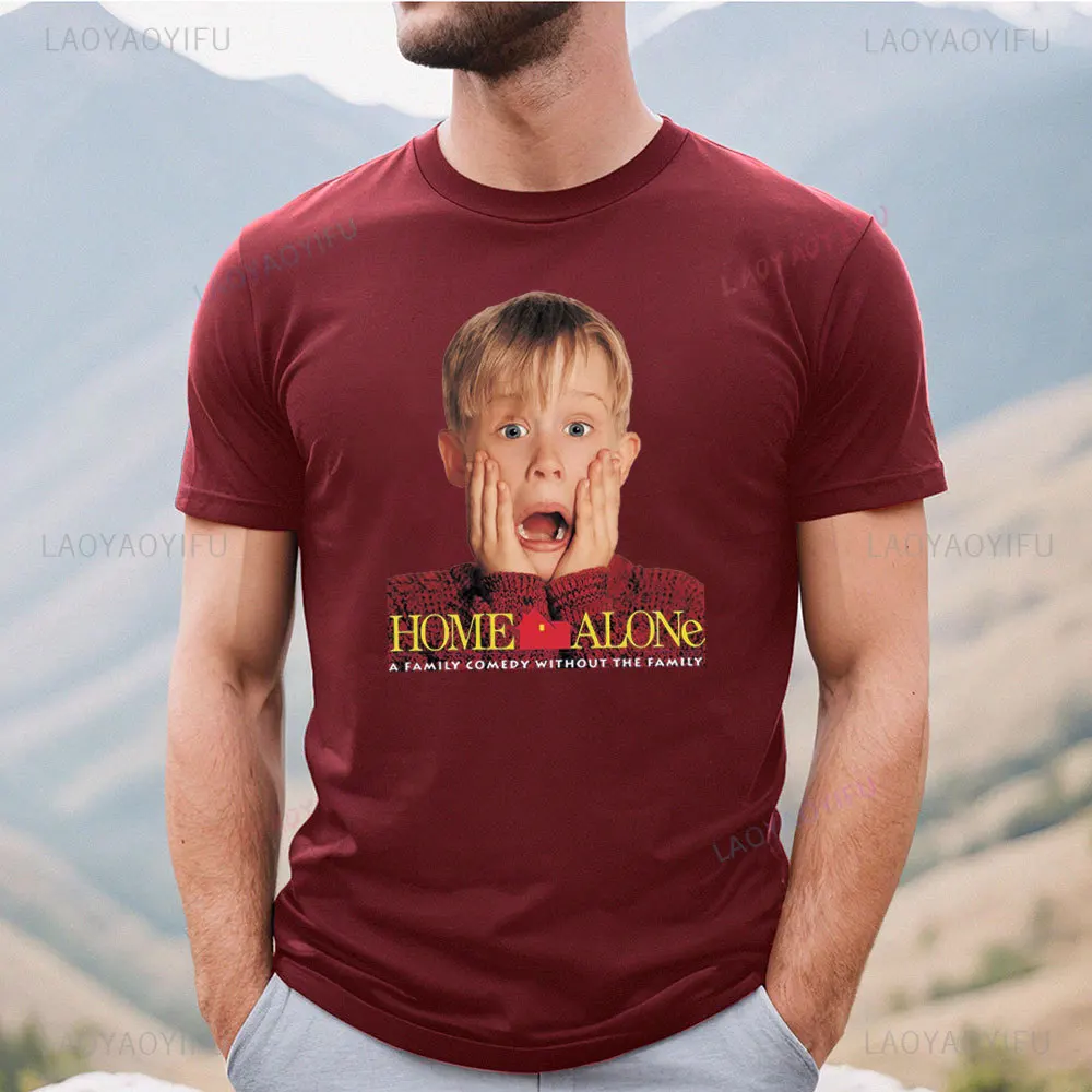 Merry Christmas Ya Filthy Animal Movie Home Alone Graphic T-shirt High quality Street Tees Vintage Summer Women Men Casual Tops