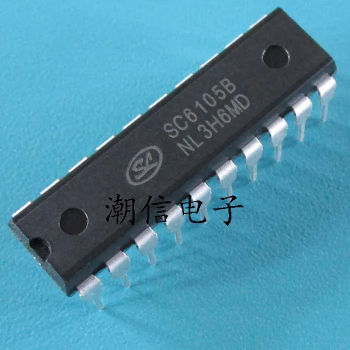 5PCS/LOT  SC6105B  DIP-20  NEW and Original in Stock