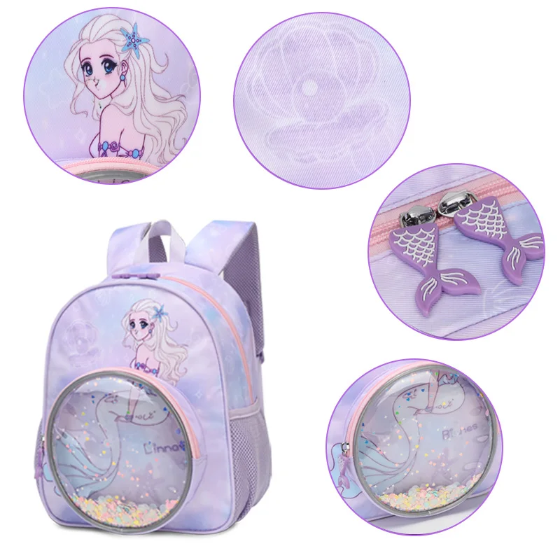 SUN EIGHT NEW Mermaid Backpacks kindergarten Schoolbag  Kids Backpack Children School Bags Girls Boys Backpacks