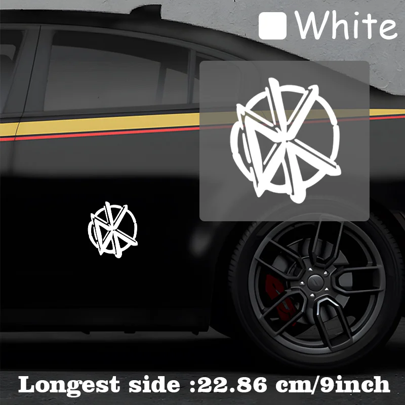 1 قطعة نمط خط دائري هندسي متعدد الألوان ملصق فينيل للسيارة المحمول DIY الديكور ألوان مختلفة