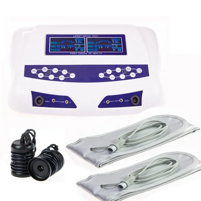 HK-805D LCD Professional Dual Ion Detox Ionic Foot Bath Spa Clean Machine