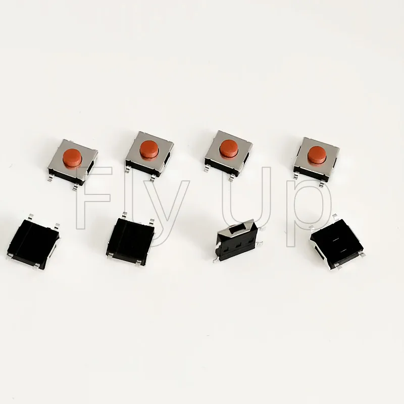 100PCS/1000PCS 6*6*3.1 mm SMD Switch 4 Pin Touch Micro Switch Push Button Switches Red SMD Tact Switch