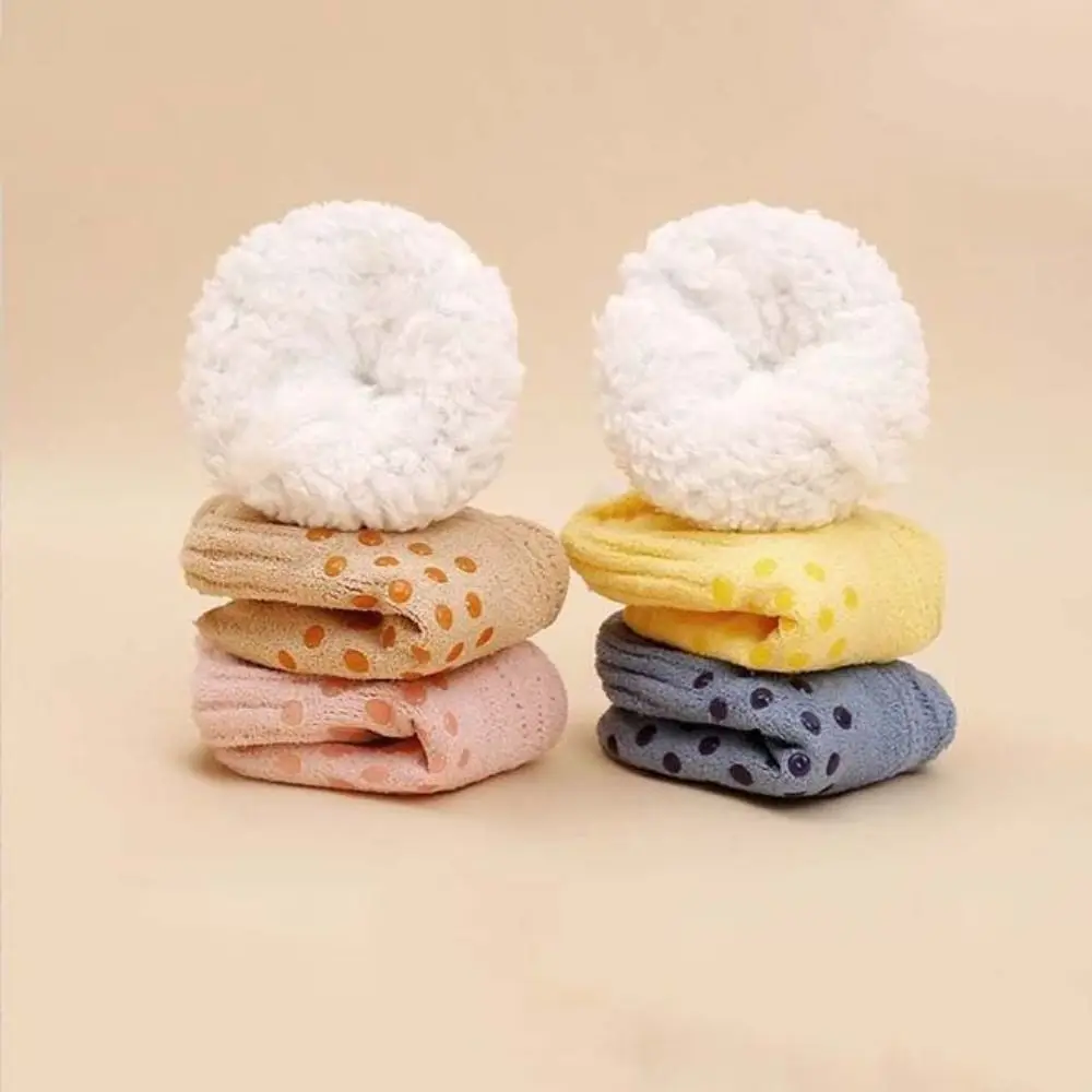 أزياء خليط الشتاء الطابق الجوارب هلام السيليكا شبكة رشاقته المخملية الجوارب الجوارب الدافئة النوم الجوارب الفتيات #2