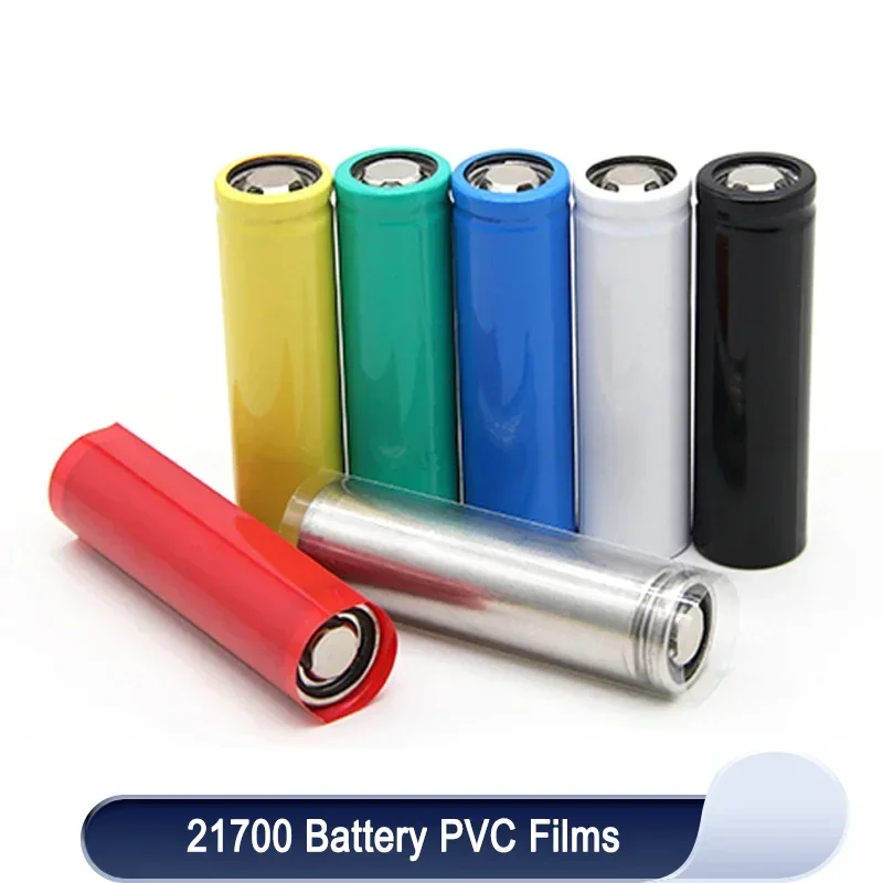 

21700 Battery Film PVC Heat Shrink Tube 78x36mm Precut Shrinkable Sleeve Tubing Protect Pipe Cover for Batteries Wrap