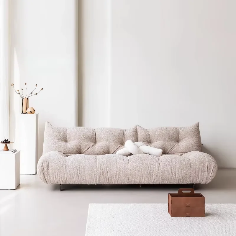 Aesthetic Adjustable Back Sofa Luxury Sleeper Italian Recliner Living Room Sofas Bed Puffs Foldable Divano Letto Furniture