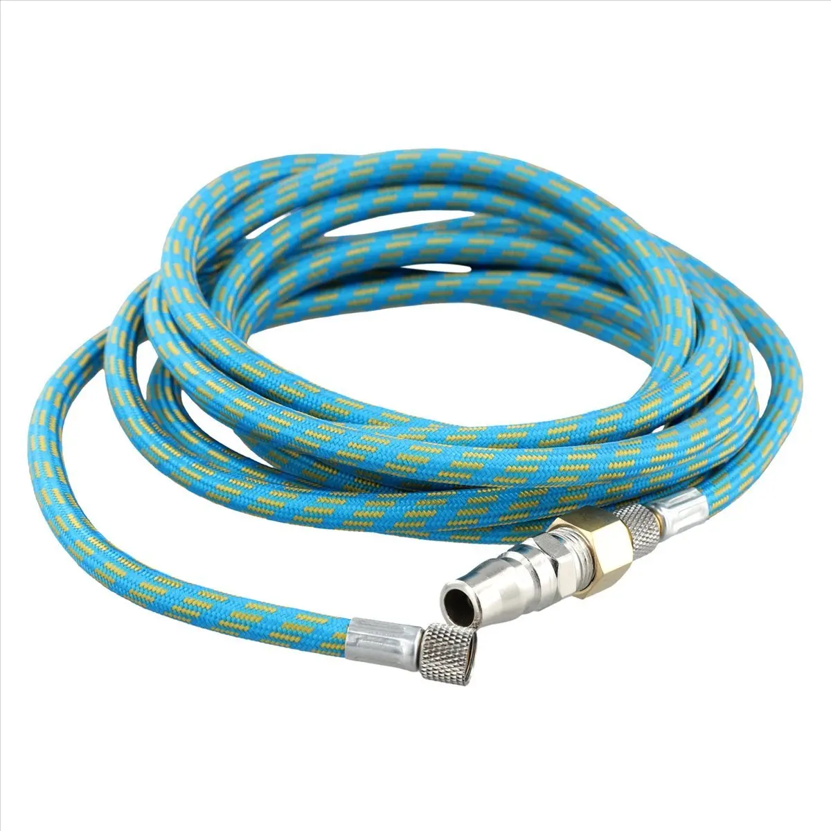 【~ NEW A03R】3 Meter/9.84Ft Nylon Braided Airbrush Air Hose Standard 1/8Inch-1/4Inch Adapter Suit for Air Bursh