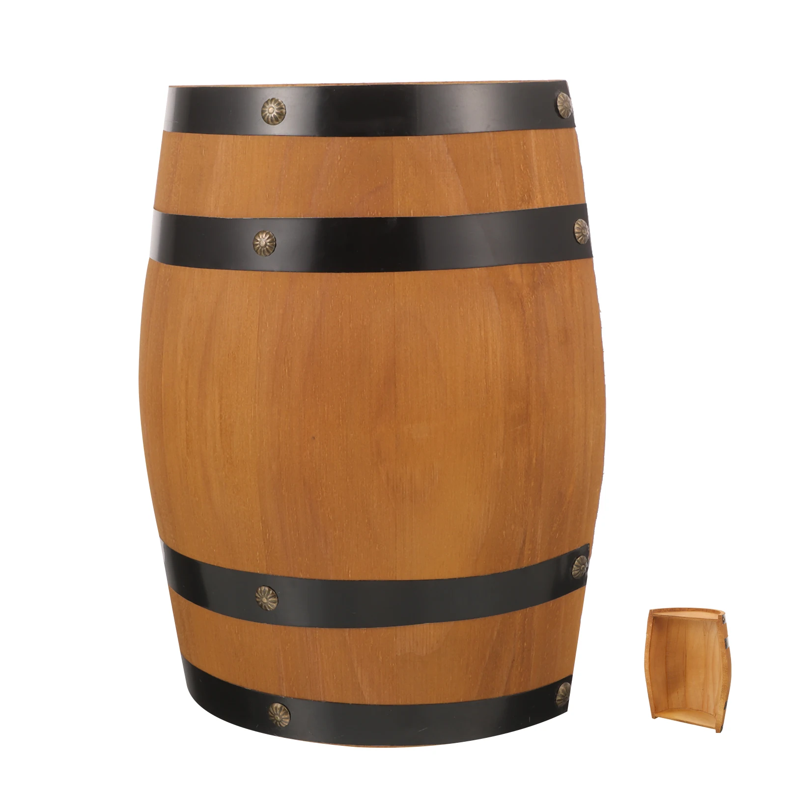 

Oak 27 High Half Decorative Wall Hanging Retro Whiskey Barrel Home scaping Wood Barrel Photo Prop Kitchen Bar
