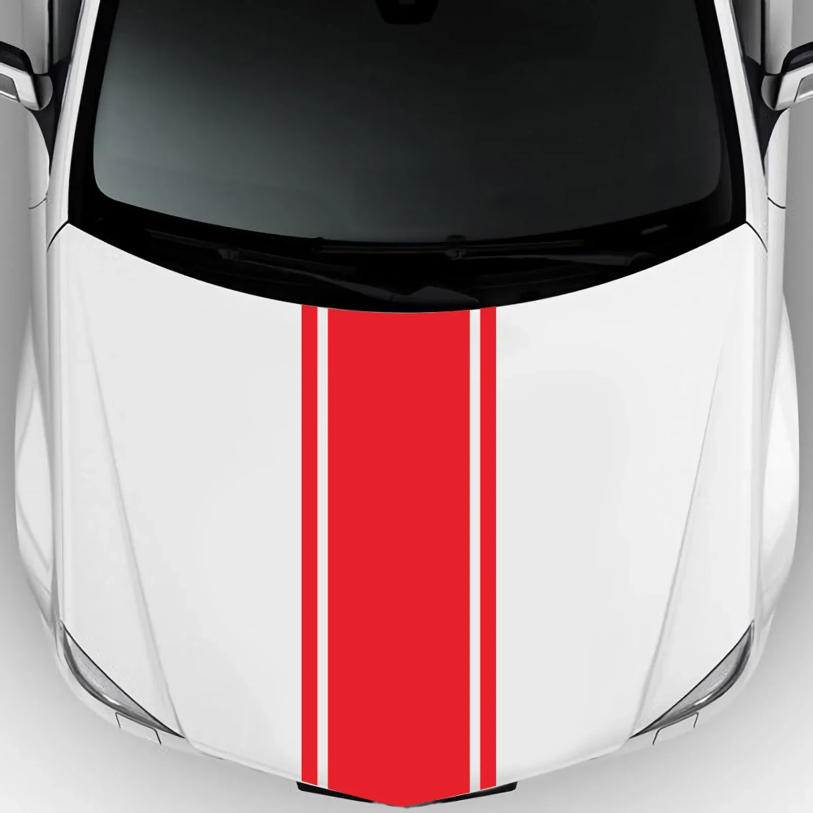 Car Hood Stripe Sticker Universal Auto Racing Stripes Body Side Vinyl Modified Stripe Decal Decoration