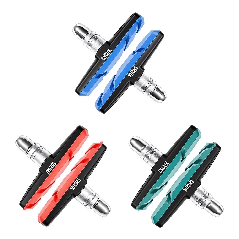 CNCLOL Fahrrad-V-Brake-Bremsbeläge 55 mm / 70 mm, passend für MTB, Faltrahmen, BMX-Fahrrad, Gummi-Bremsbeläge, 2 Paar, passend für Shimano/SRAM V-Brake – Detail 9