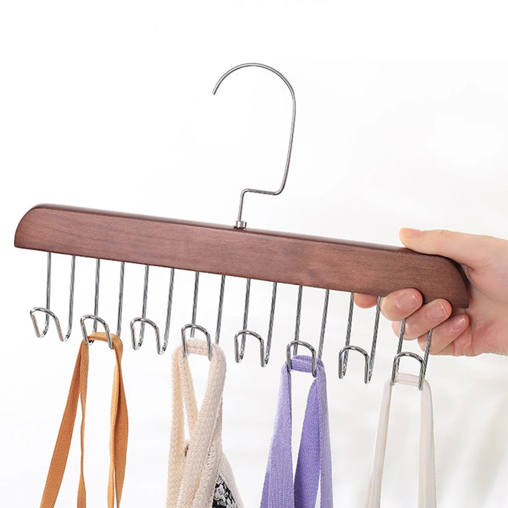 

2pcs Vintage 8 Hooks for Clothes Scarves Belt Organizer For Closet Ties Belt Organizer Rack Storage Closet Space Saving