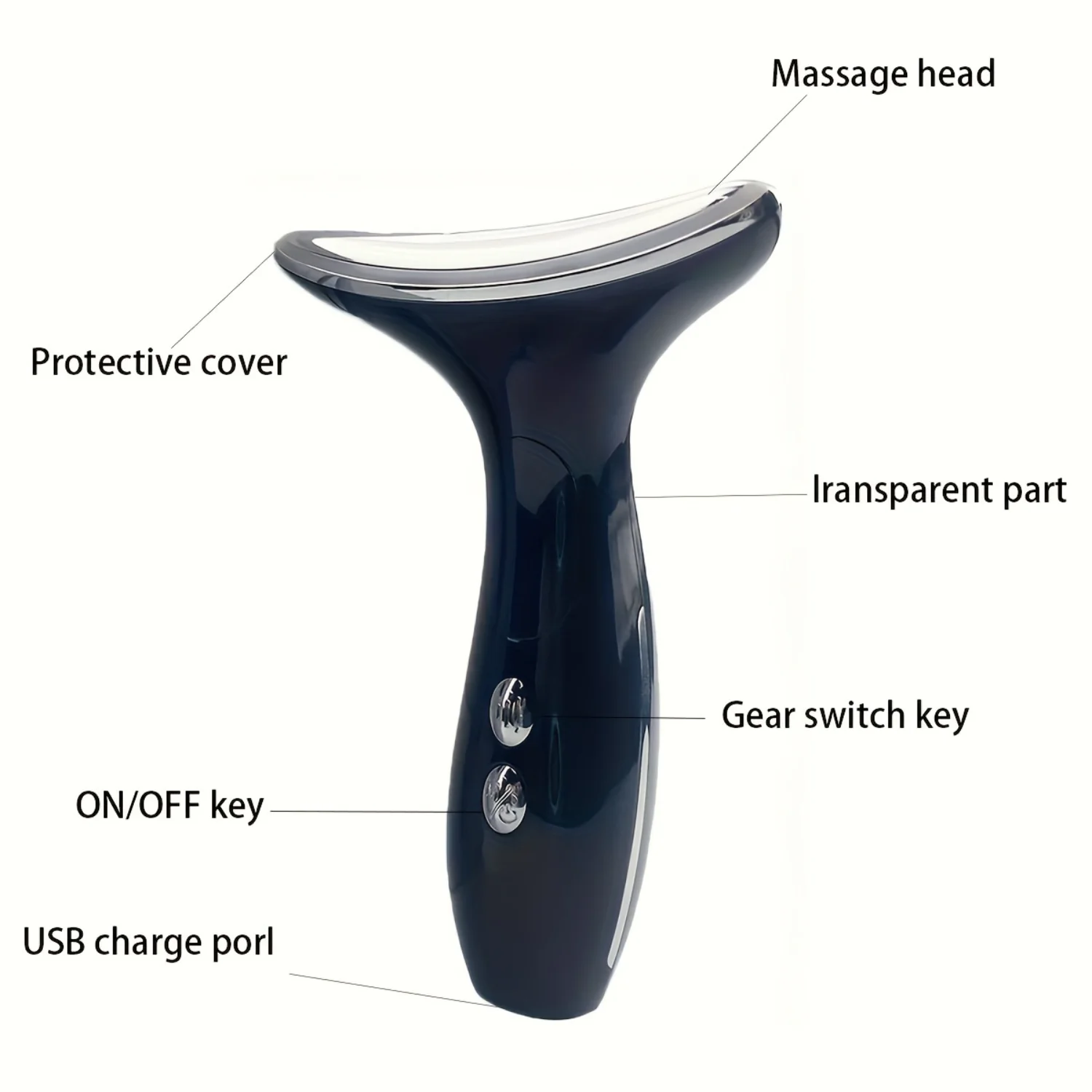 IPL Neck Beauty Equipment, Skin Care Massager, USB Rechargeable Face And Neck Massaer, Beauty Device, Holiday Gifts For Women, M