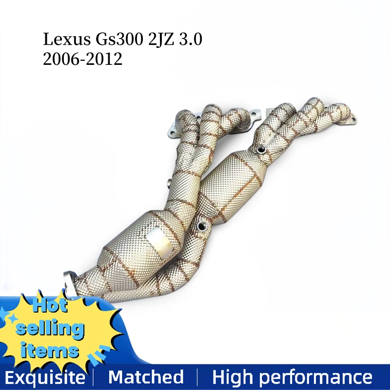

Stainless steel exhaust downpipe suitable for Lexus Gs300 2JZ 3.0 2006-2012 engine exhaust manifold manifold silencer