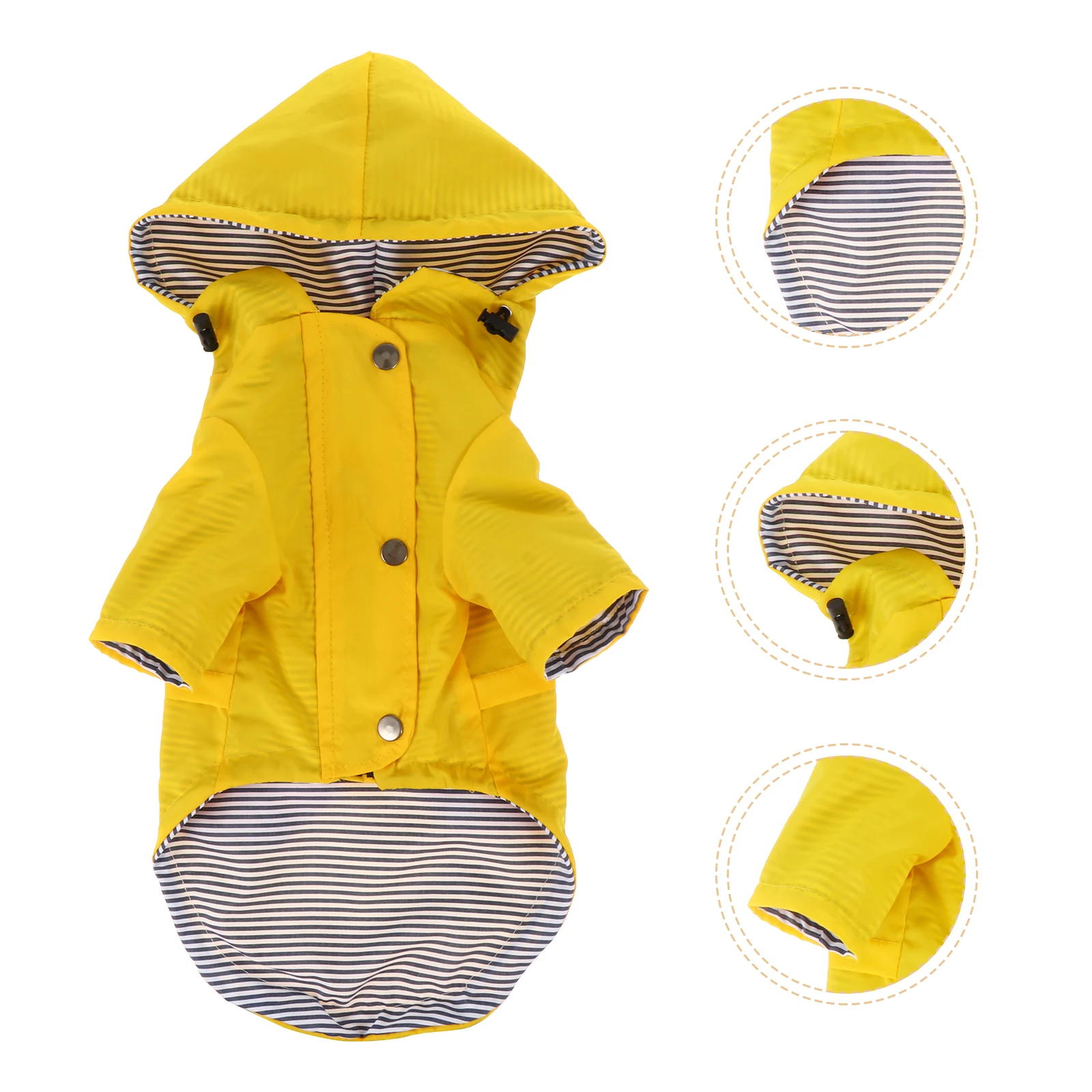 

Dog Raincoat Raincoats Puppy Waterproof Pet Apparel Hooded Stylish Suit Supplies