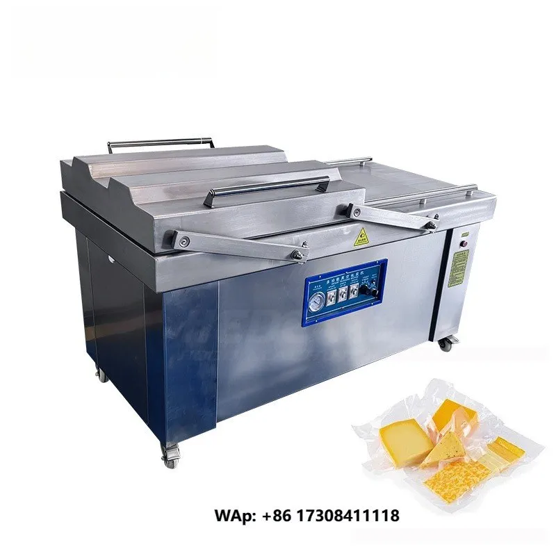 Commercial Double Chamber Vacuum Sealer 2-4 Cycles/Min for Fresh and Frozen Food