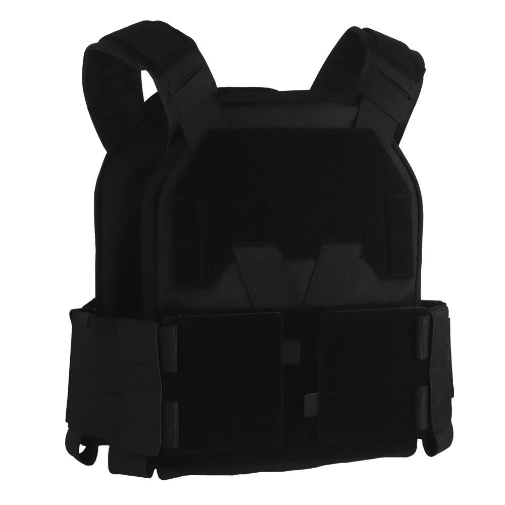POSEIDON DEFENSE KZ Velco Hook Version Vest Plate Carrier With Front 5.56 SMG Triple Mag Pouch Side Pouch