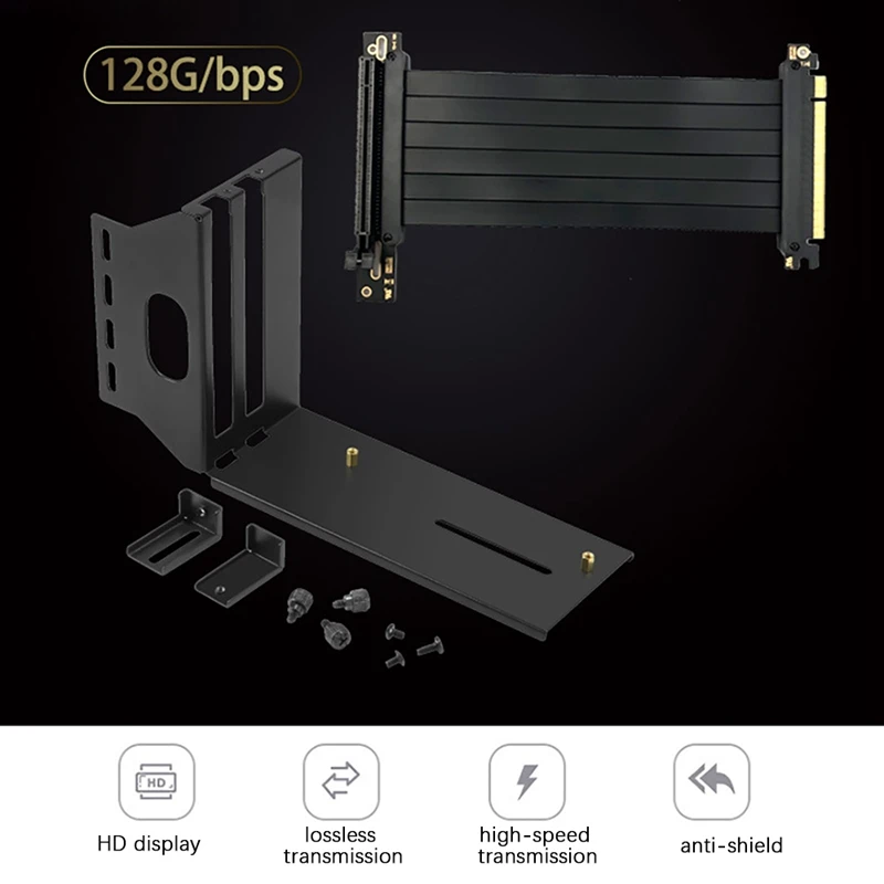 PCI-E 3.0 X16 익스텐션 케이블, 게임용 그래픽 카드 장착 브래킷