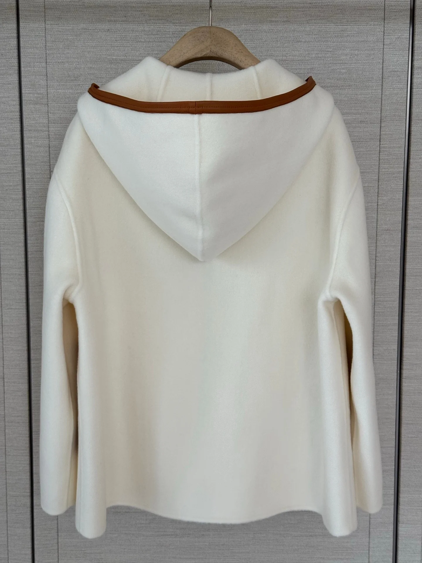 2026 Autumn And Winter New Style Hooded Fashionable Loose And Versatile Casual Cashmere Wool Coat