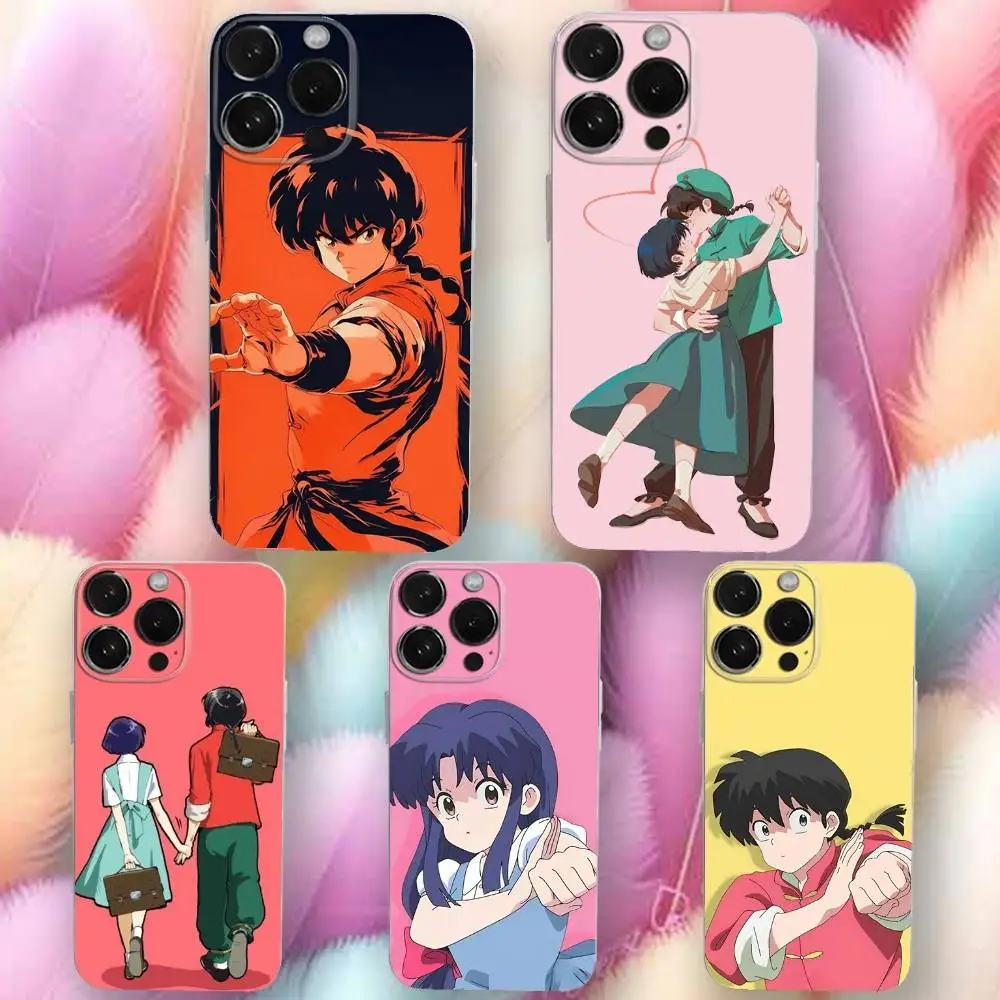 

Anime R-Ranmas 12 Phone Case For iPhone 16,se4,15,14,13,12,11 Plus,Pro,Max,XR,XS,X,Plus,SE,Mini Transparent Soft Cover
