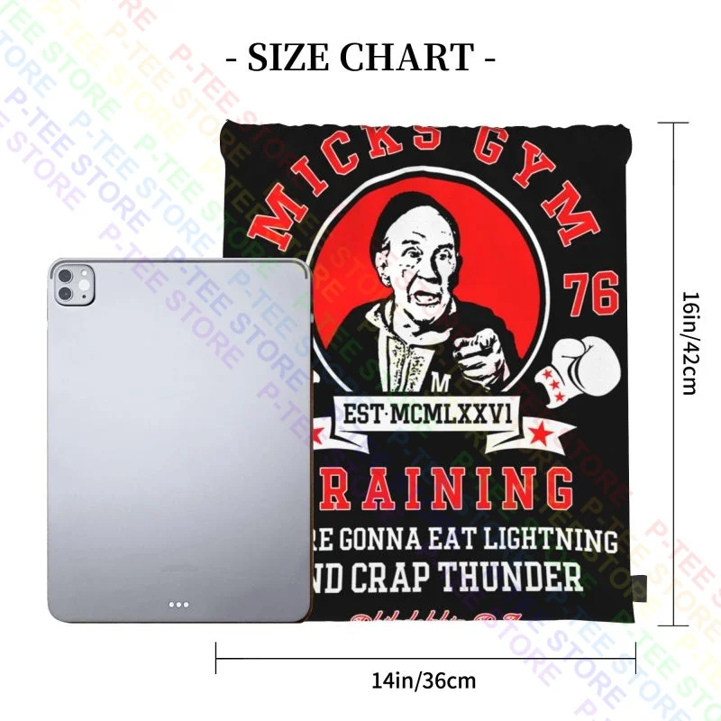 1976 Micks Gym Boxing Drawstring Bags Gym Bag Newest Art Print Eco Friendly Bags For Travel