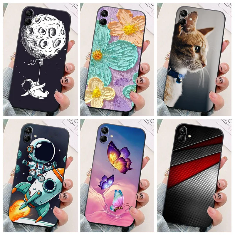 For Samsung Galaxy A06 4G Phone Case Silicone Camera Protection Back Cover For Samsung A05 A05s A04 E A 06 A04e A04s Funda Coque