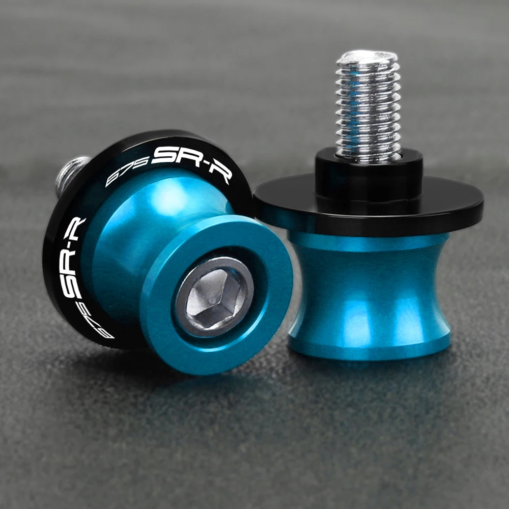 اكسسوارات الدراجات النارية 10 مللي متر Swingarm بكرات حامل خلفي مسامير المتزلجون ل CFMOTO CF MOTO 675 SRR 675 SRR 675 2024 2025