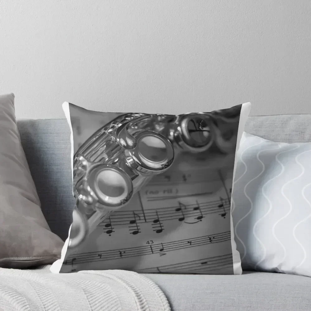 Flute Throw Pillow Decorative pillow case New year pillow