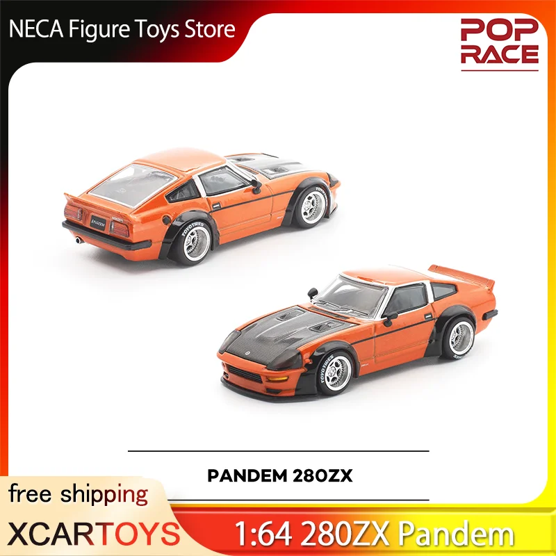 Preventa XCARTOYS & POP RACE 1:64 Nissan 280ZX Pandem Rocket Bunny, Modelo de Auto Fundido a Presión S48-07, Juguete de Regalo para Adultos y Fans