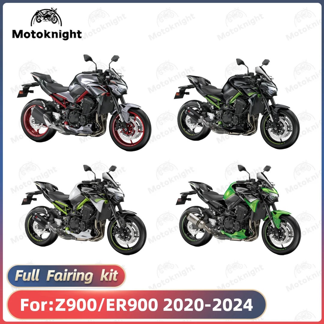 

New ABS Motorcycle full Fairing Kit Fit For KAWASAKI Z900 ER900 2020 2021 2022 2023 2024 Custom Fairings Kits Bodywork Shell
