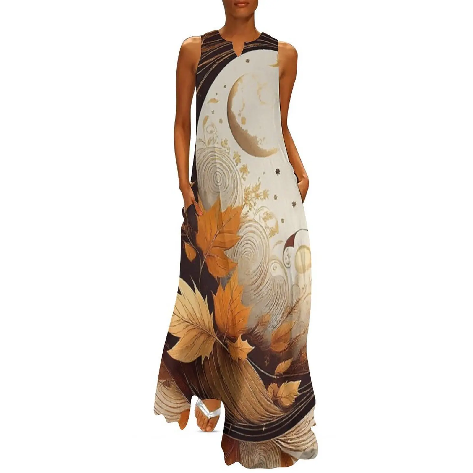 

Balance of Seasons: Autumn Equinox Long Dress Clothing summer women's suit women dresses women party dresses