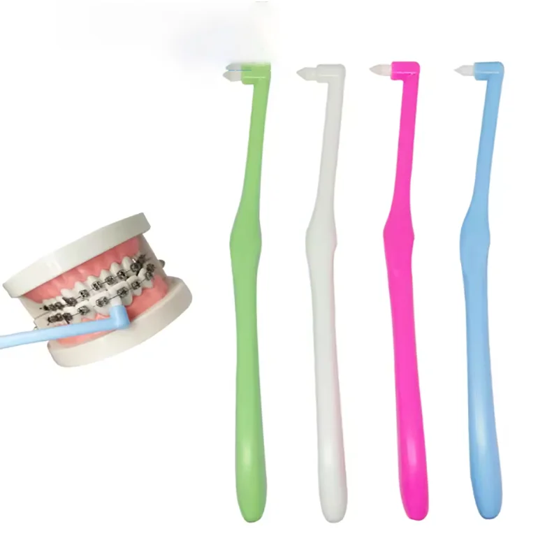 

Orthodontic Interdental Brush Single-Beam Soft Teeth Cleaning Toothbrush Oral Care Tool Small Head Soft Hair Oral Hygiene Tools