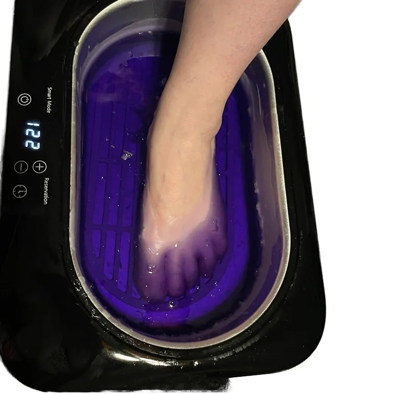 Large Digital Display Paraffin Wax Machine for Hand Foot Elbow Spa Care 200 Watts Big Power Made of Durable Plastic
