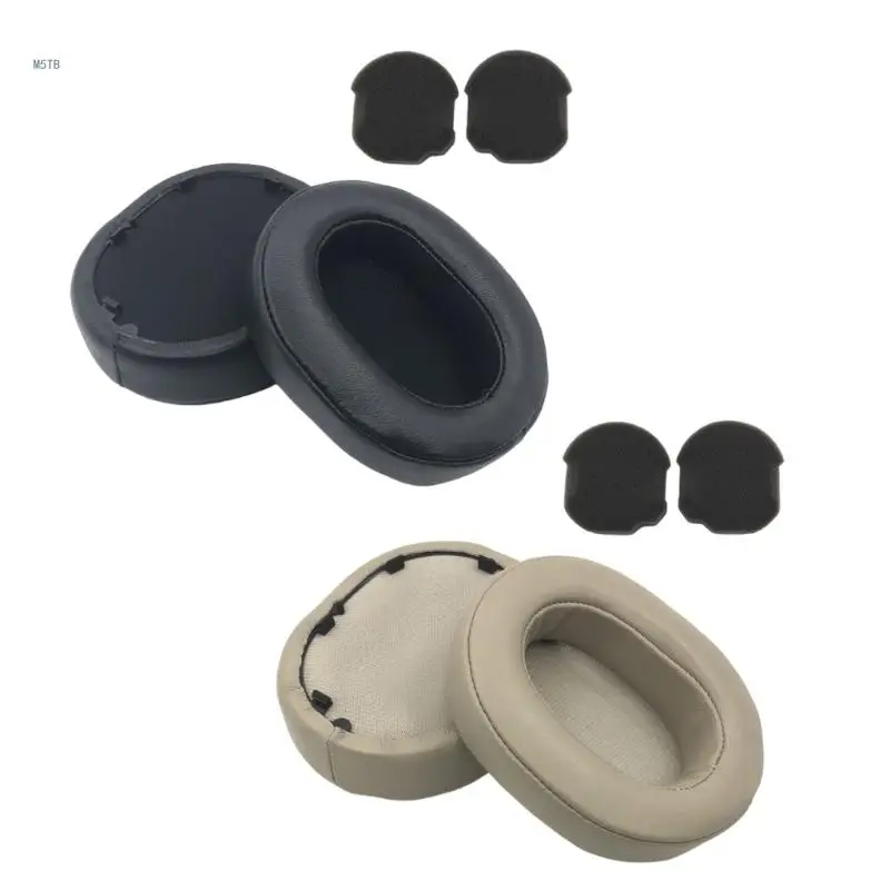 

1Pair Sponges Earpads Sheepskin Ear Cushions Earmuffs for WH-1000XM5 1000XM5 Headphones Dropship