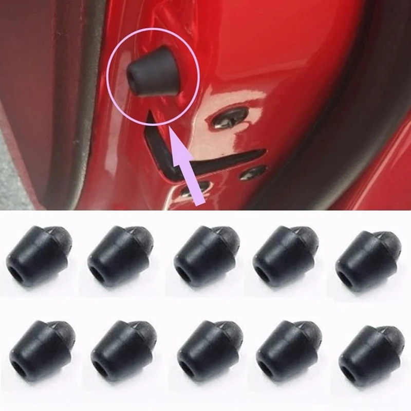 20Pcs Car Door Dampers Buffer Rubber Pad Cover Rubber Anti Shock Cap For Hyundai Elantra Sonata Accent Ix35 IX45 MISTRA