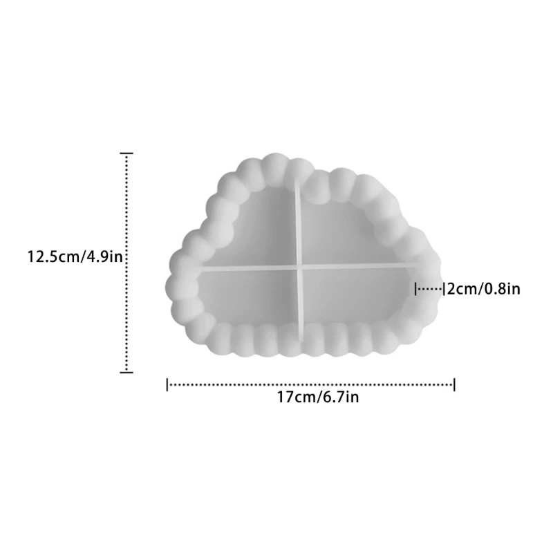 Moldes bandeja silicona, Moldes resina epoxi, molde plato joyería multiforma, Material silicona para obras