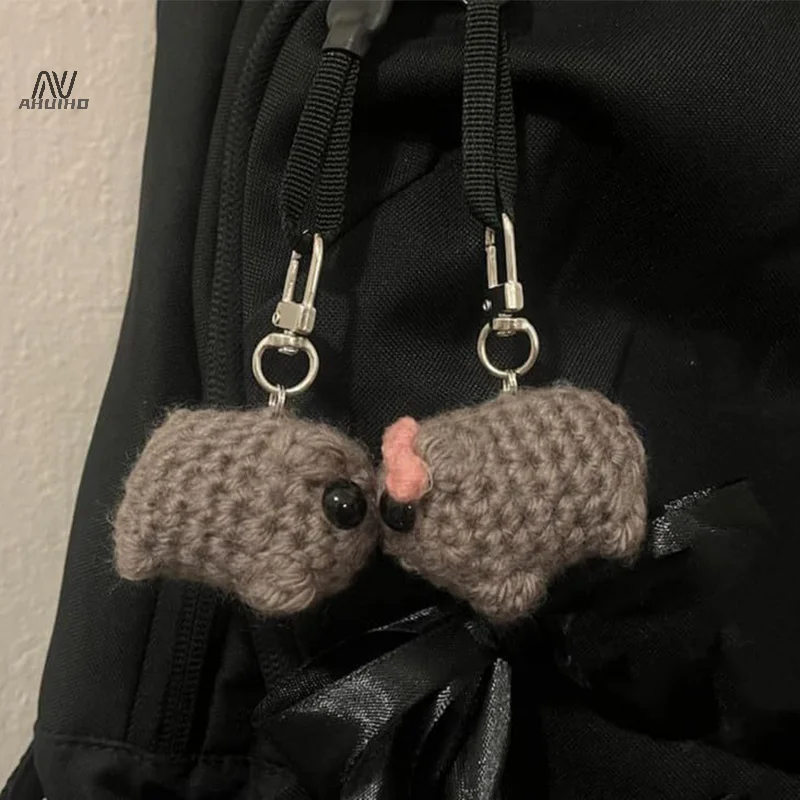 LLavero de juguete de peluche de hámster triste, llaveros de hámster triste, anillo para accesorios, bolso, llavero colgante divertido, regalos para