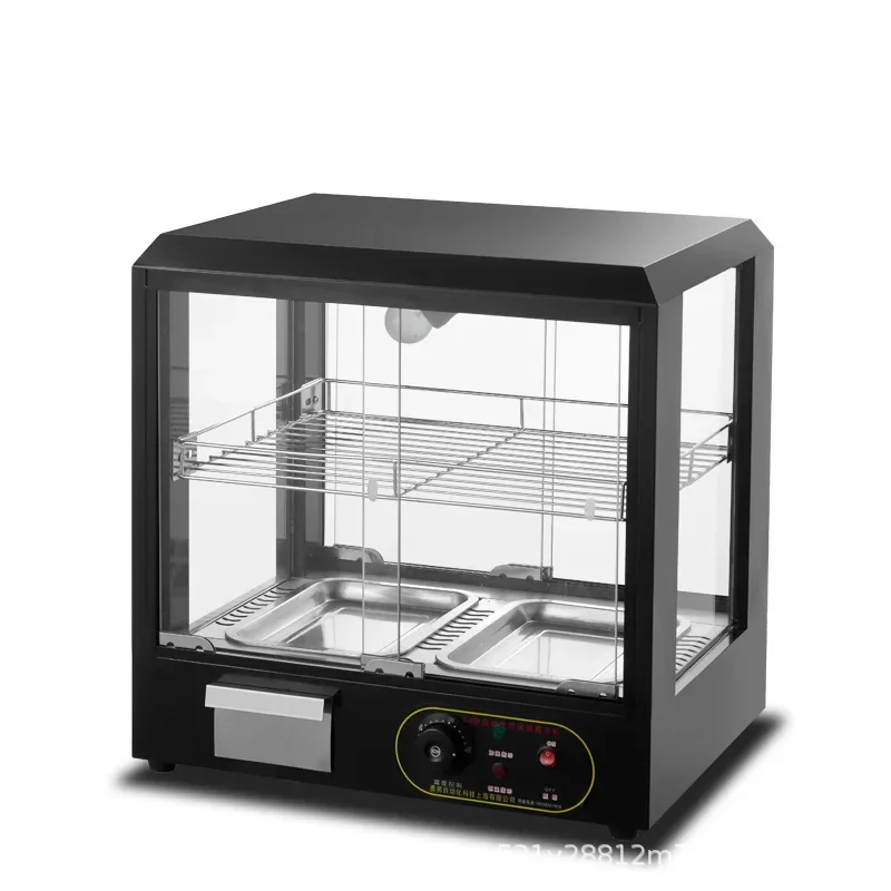 Commercial insulation cabinet heated bread glass incubator chestnut egg tart charcuterie food small display counter type