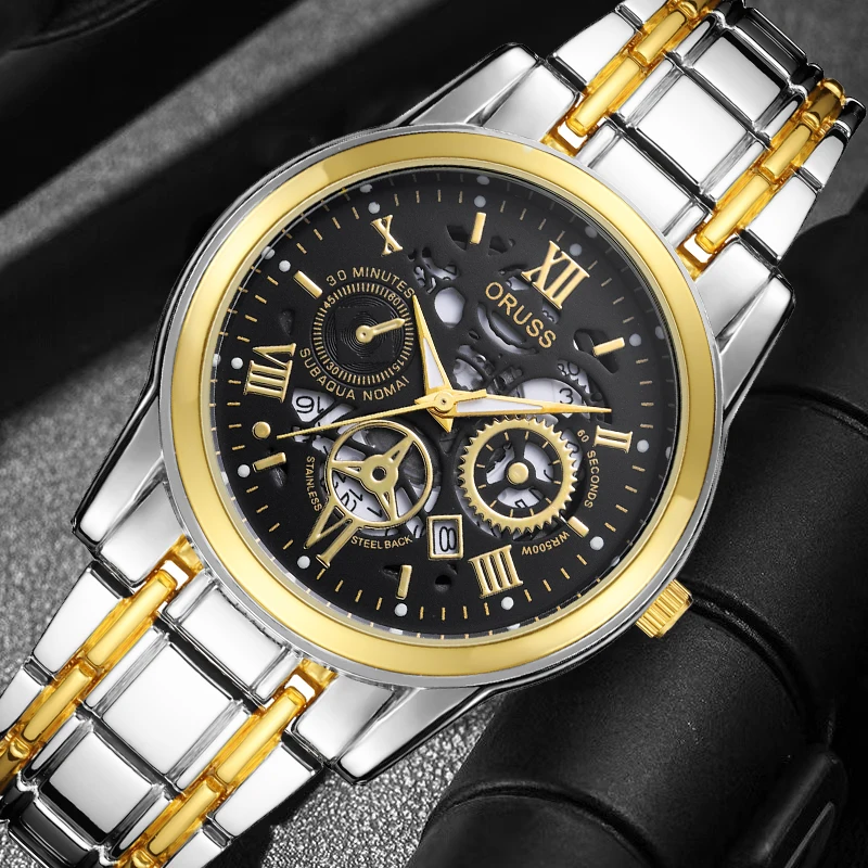 레저 대학 비즈니스 남성용 시계, 하이엔드 개성 있는 분위기 클래스 트렌드, 올 방수 야광 패션 SP