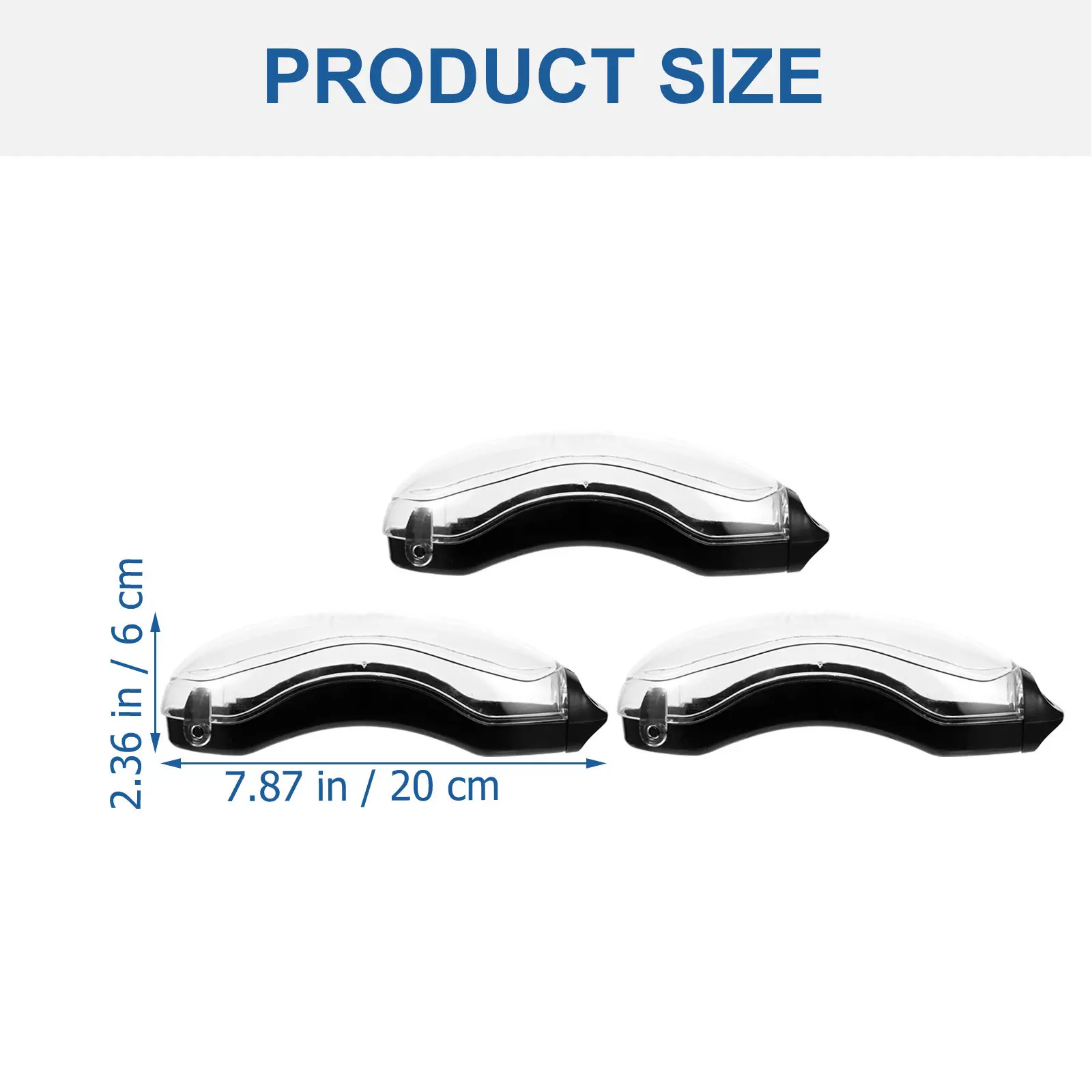 3 Pcs Glasses Case Travel Swim Goggle Cases Storage Plastic for Goggles Container Swimming