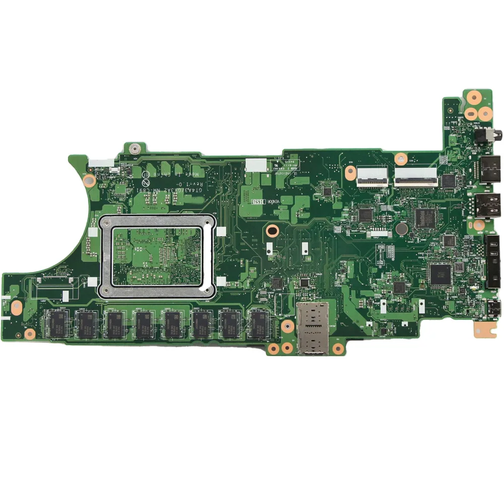 Imagem -02 - Placa-mãe para Lenovo Thinkpad X13 Gen T14s Gen Nm-c891 Cpu i5 10310u i7 10610u 16g Fru:5b20z45836 5b20z45846