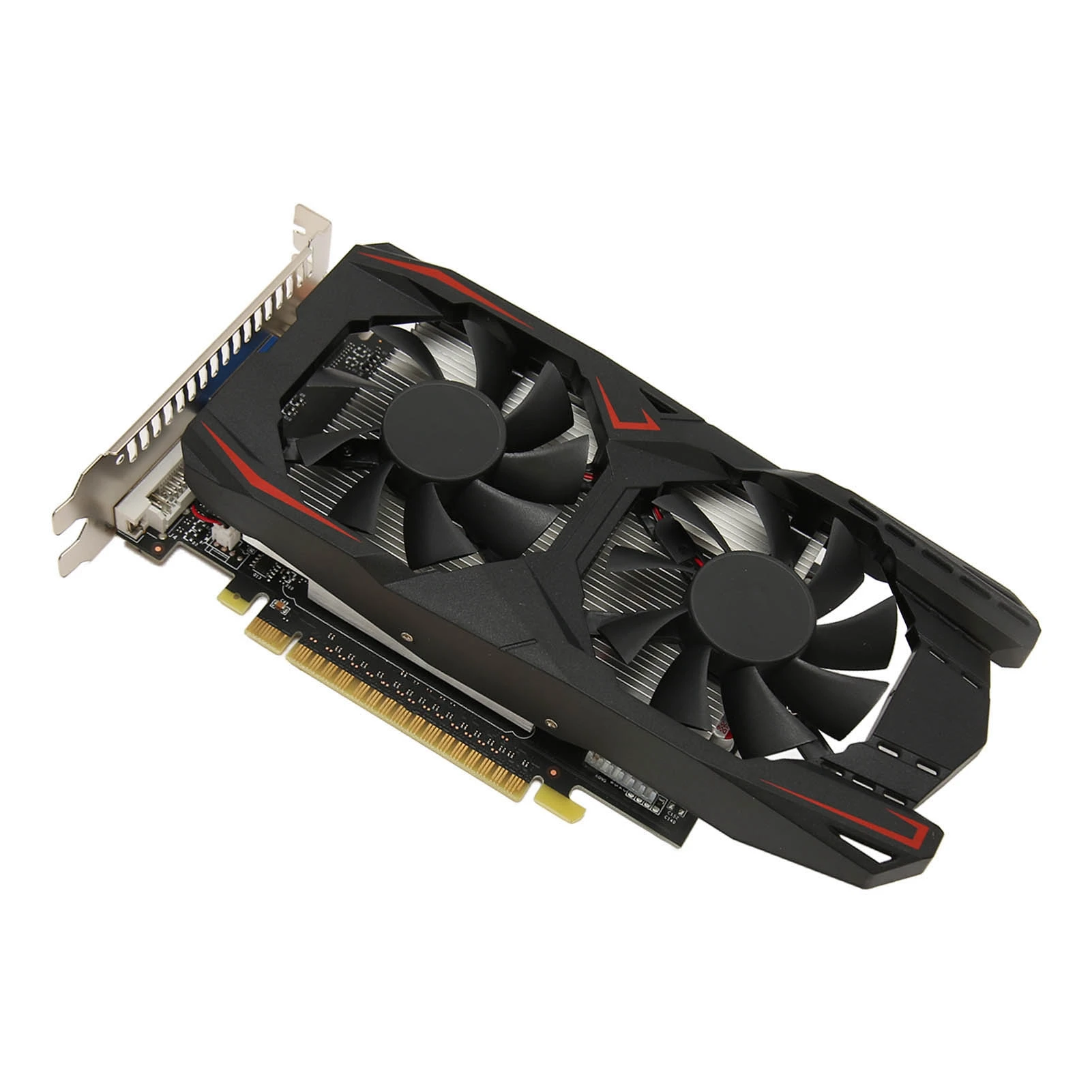 Scheda grafica a doppia ventola ad alte prestazioni 4 GB GDDR5 128 bit Raffreddamento rapido Chip della scheda grafica per videogiochi a basso rumore per PC desktop