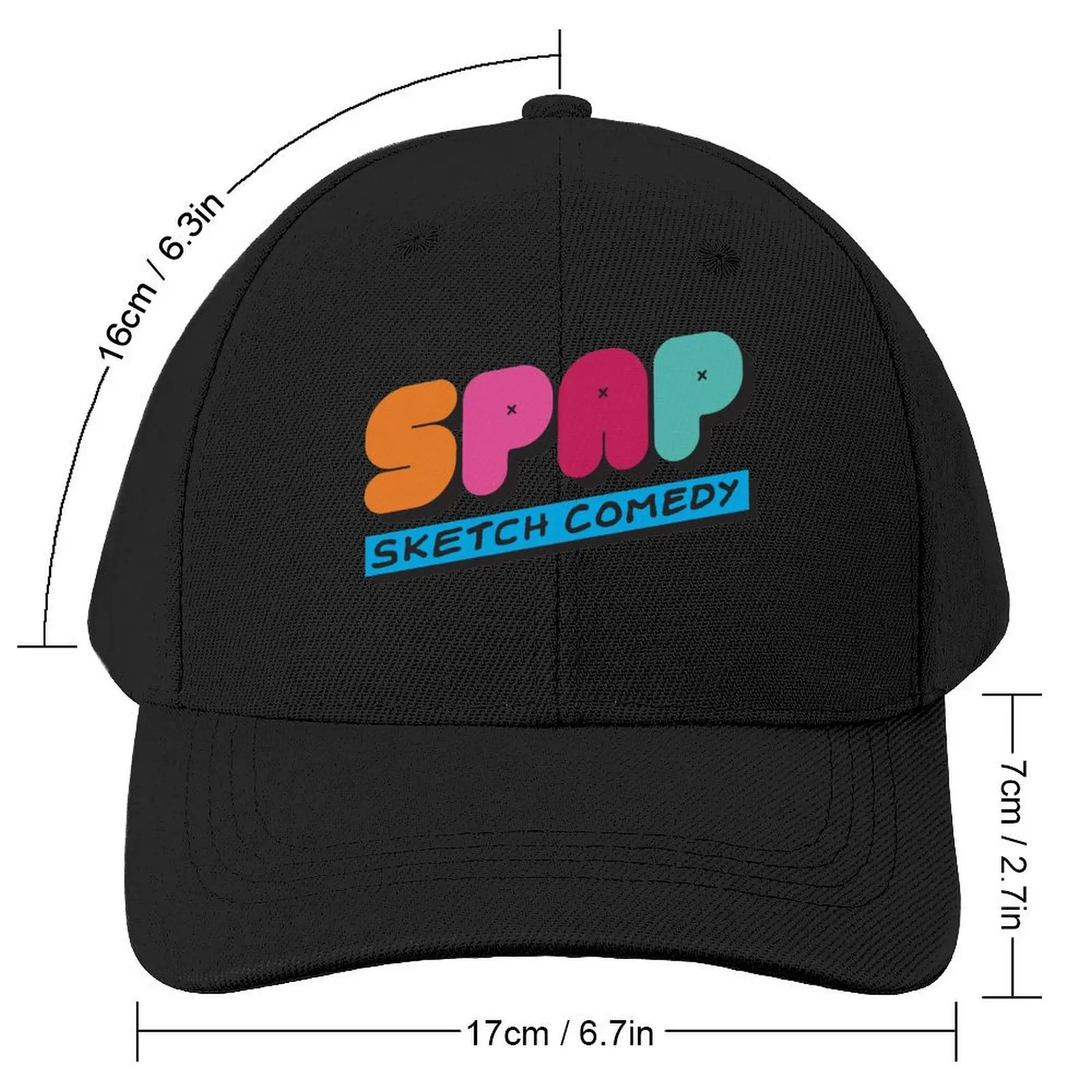 SPAP Sketch Comedy Logo Baseball Cap Hat Baseball Cap hiking hat Women's 2024 Men's