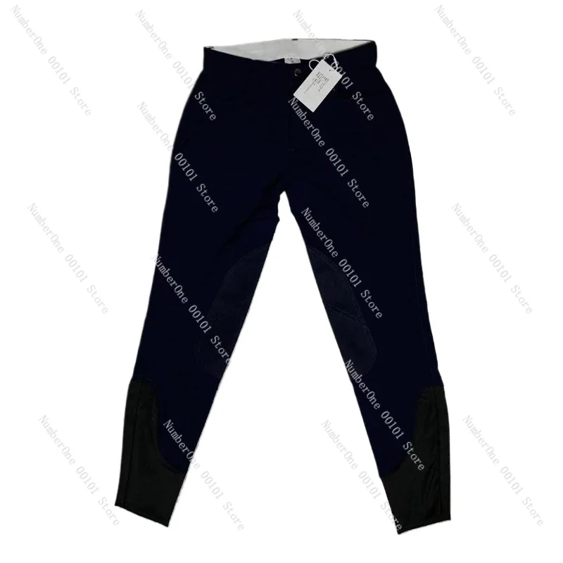 Half Leather Breeches Jodhpurs a Hacking Outfit Equestrian Equipment Wear-Resistant Breeches Breathable Stretch Carnari Horse