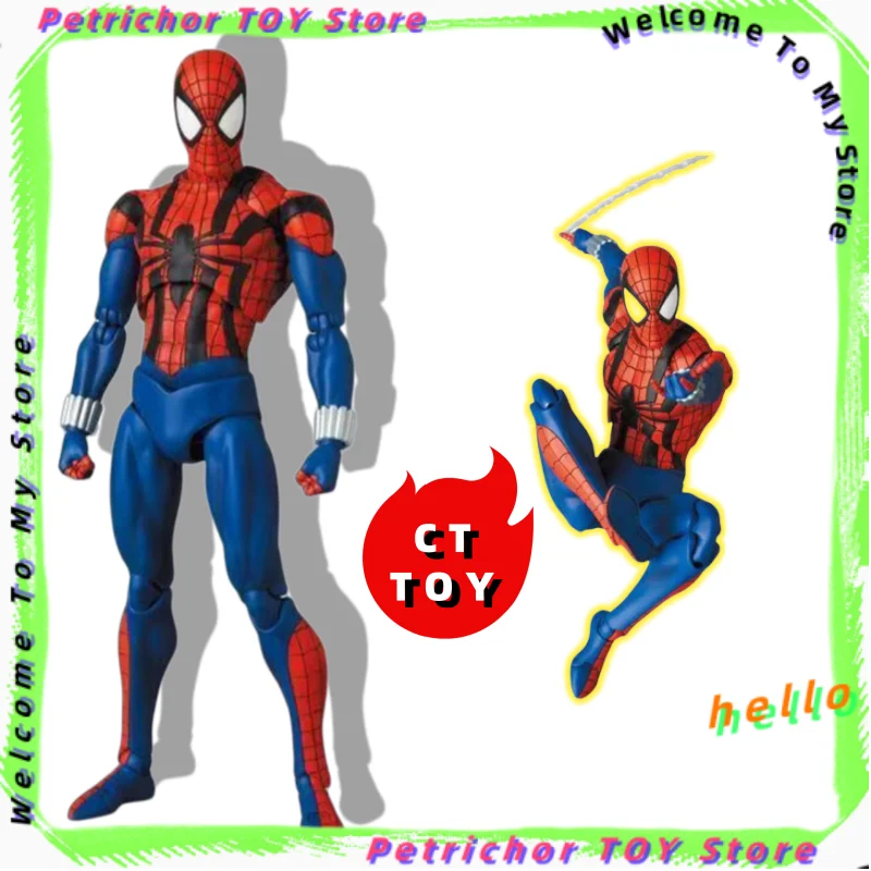 

Genuine Ct Toys In Stock Shipped Immediately Spiderman Mafex 143 Ben Reilly Comic Ver The Amazing Spider-Man Action Figure Gifts