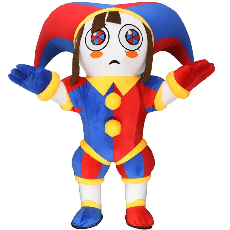 SAYGO Circus Clown Inflatable Costume Mascot for Adult Men Women Dance Parties TV Programs Carnivals Opening Celebrations