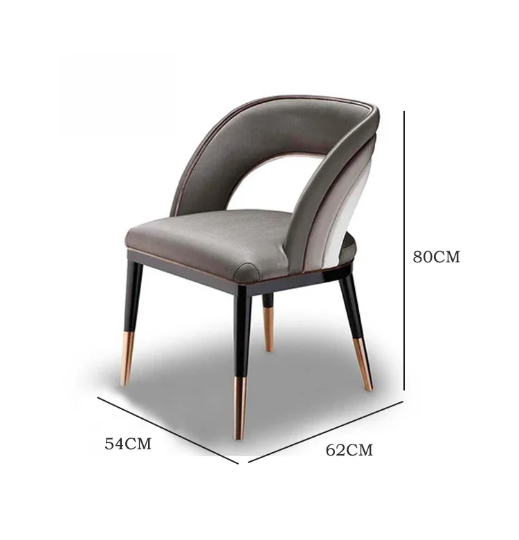 Custom factory price modern creative design wooden fabric dining chair with backrest stool for dining room coffee shop