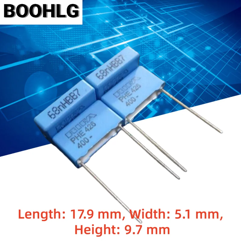 20PCS PHE426 0.068uf 400v 68nf 683 New High Precision 2.5% Film Capacitor 15MM
