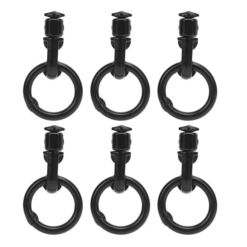 

Double Stud Fitting L Track 6 Pcs For Truck Bed Tie Down, 5000 Lbs Breaking Strength