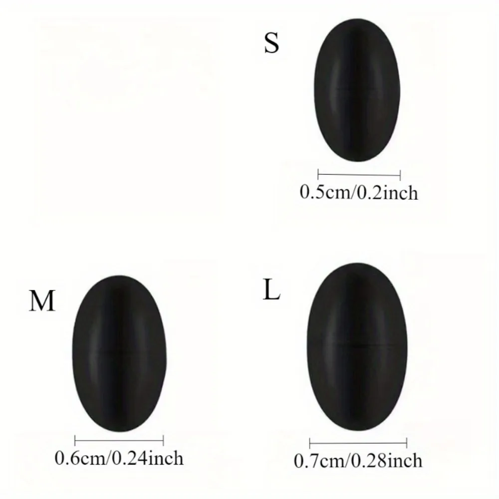 600pcs/set Bobber Stoppers S/M/L Rubber Stopper Space Bean Fishing Line Space Beans Fish Bobber Tools Fishing Accessories