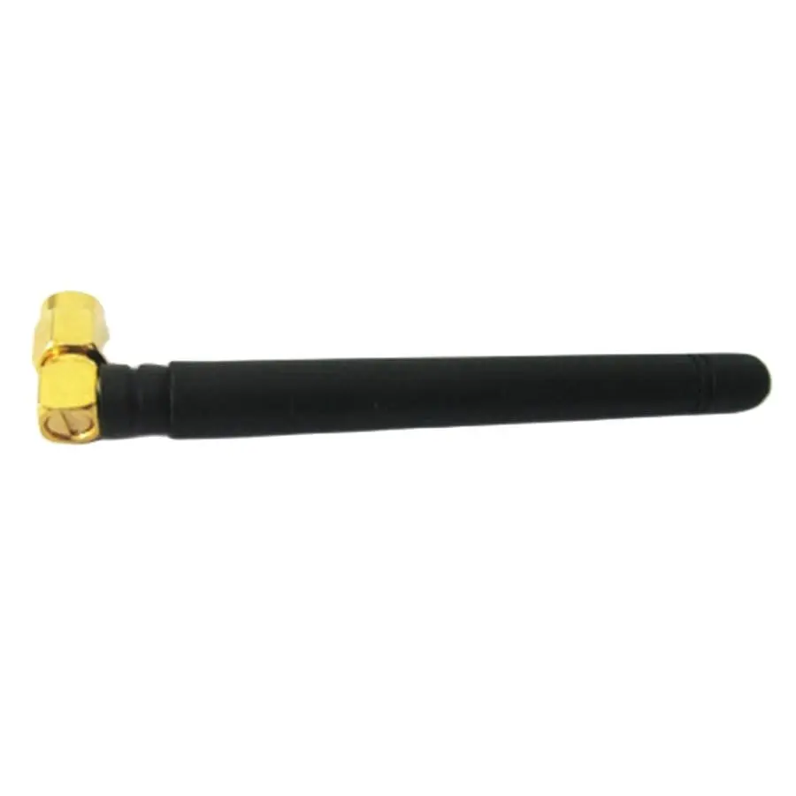 1PC 433Mhz Antenna 2dbi Omni-Directinal SMA Male Right Angle Connector Radio Aerial 106mm Good Quality Wholesale Price