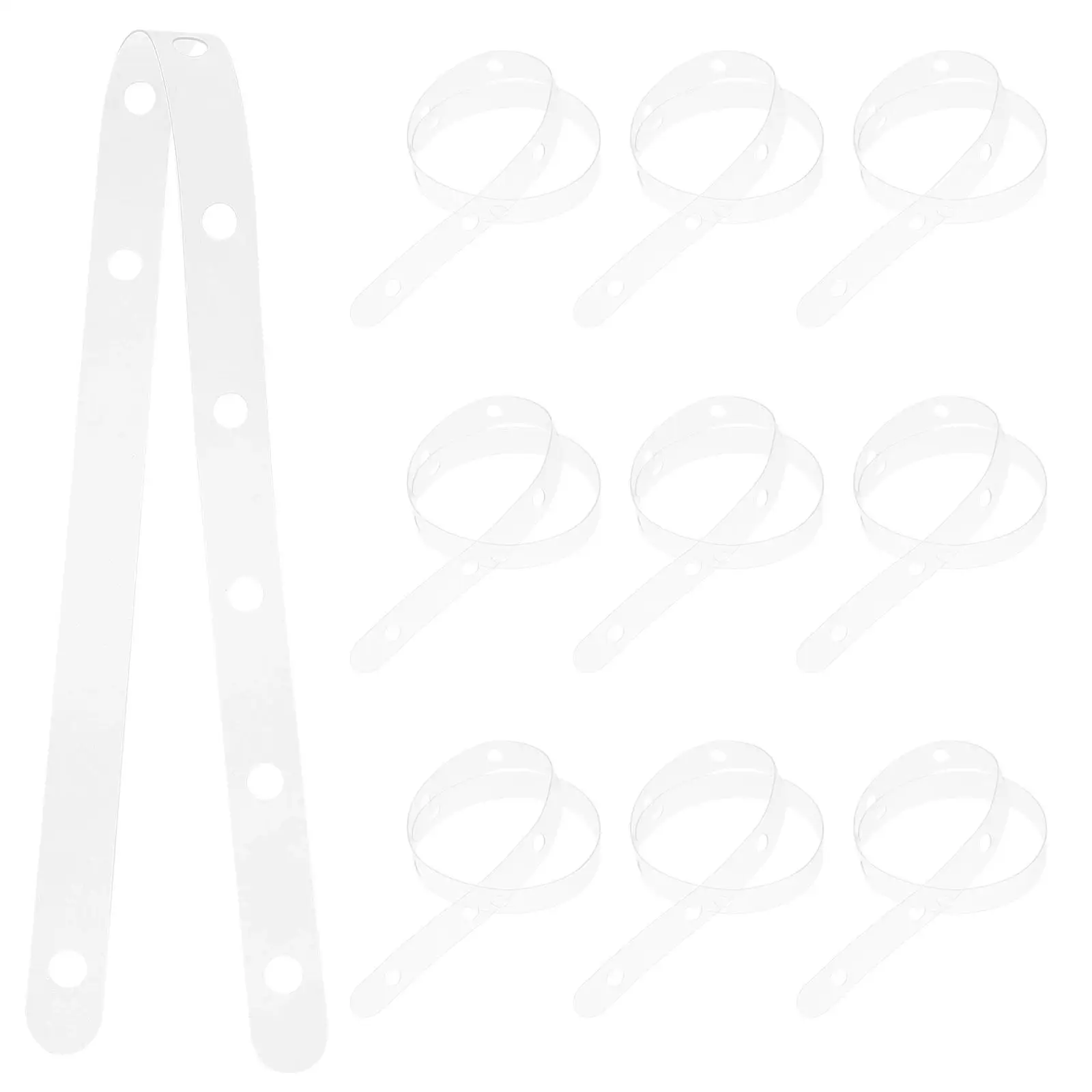 

10 Pcs Hanger Set Plastic Closet ganizers Semicircle Clothes Hangers Clear Strips Shirt Pants Accessories Storage Display